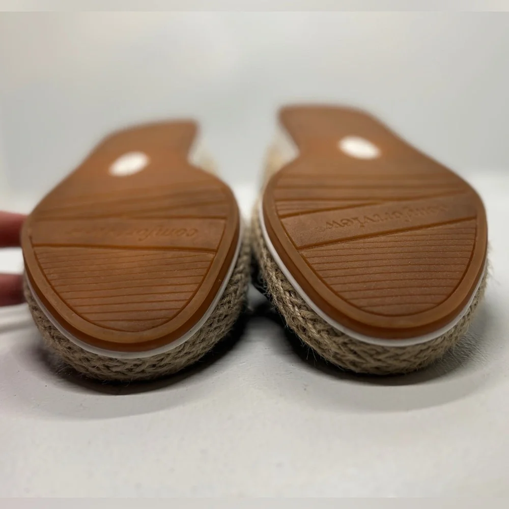 Comfortview The Spencer Espadrille Slip On Flats Women’s Size 8 Rope Sole - Picture 9 of 11